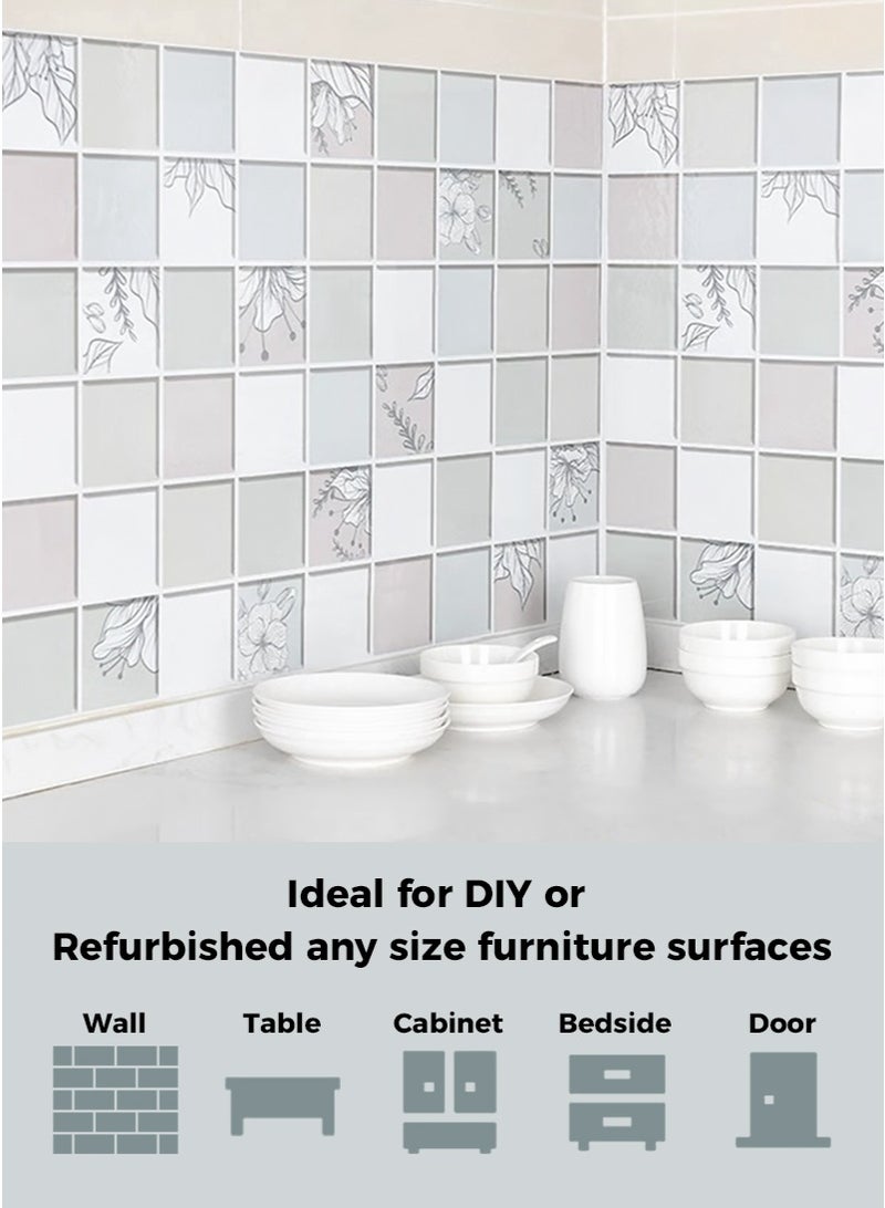 الأمويلات زين أي مساحة بورق حائط ذاتي اللصق - سهل الإزالة واللصق، مقاوم للماء، فيلم قابل للإزالة لتجديد منزلك فورًا - Image 4